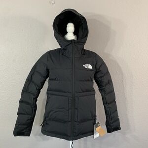 The North Face TNF Women's Small Black First Turn 550 Down Waterproof Jacket NEW